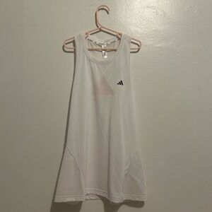 Adidas White Performance Tank Top